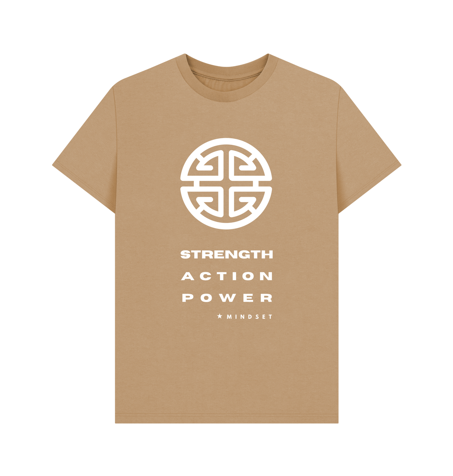 Sand Printed T-shirt Front