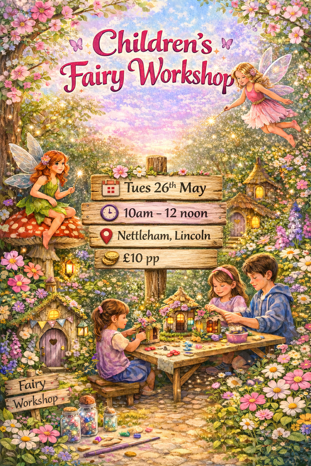 Tues 26th May : Childrens Fairy Workshop