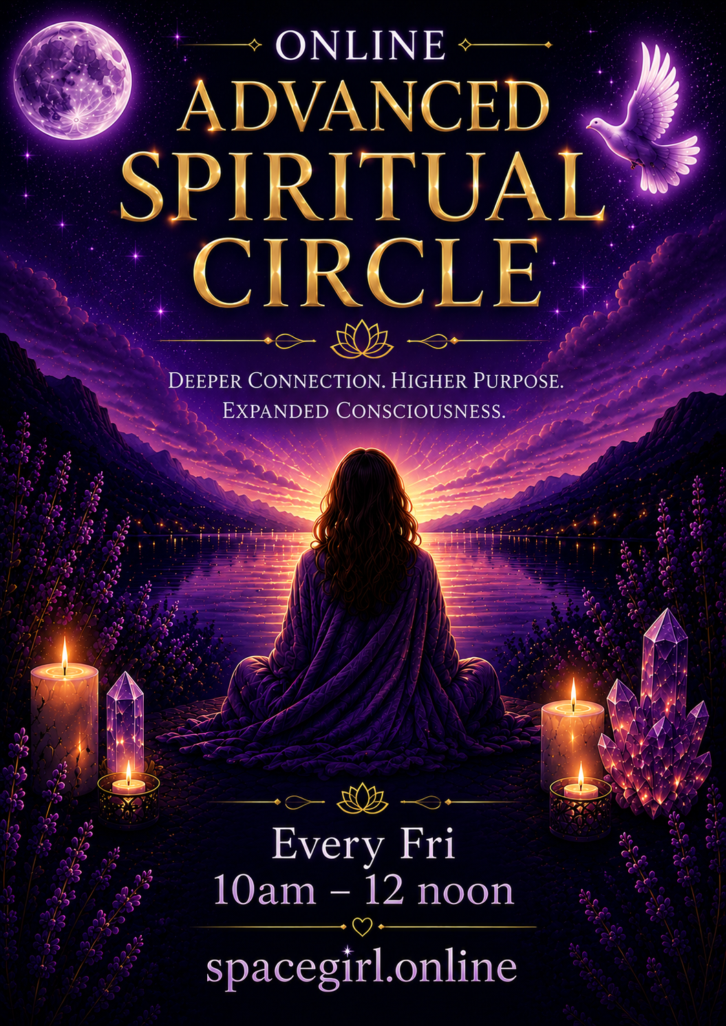 Starts 8th January 2027 10am - 12noon- ✨ Online Advanced Spiritual Circle ✨ - Every Friday