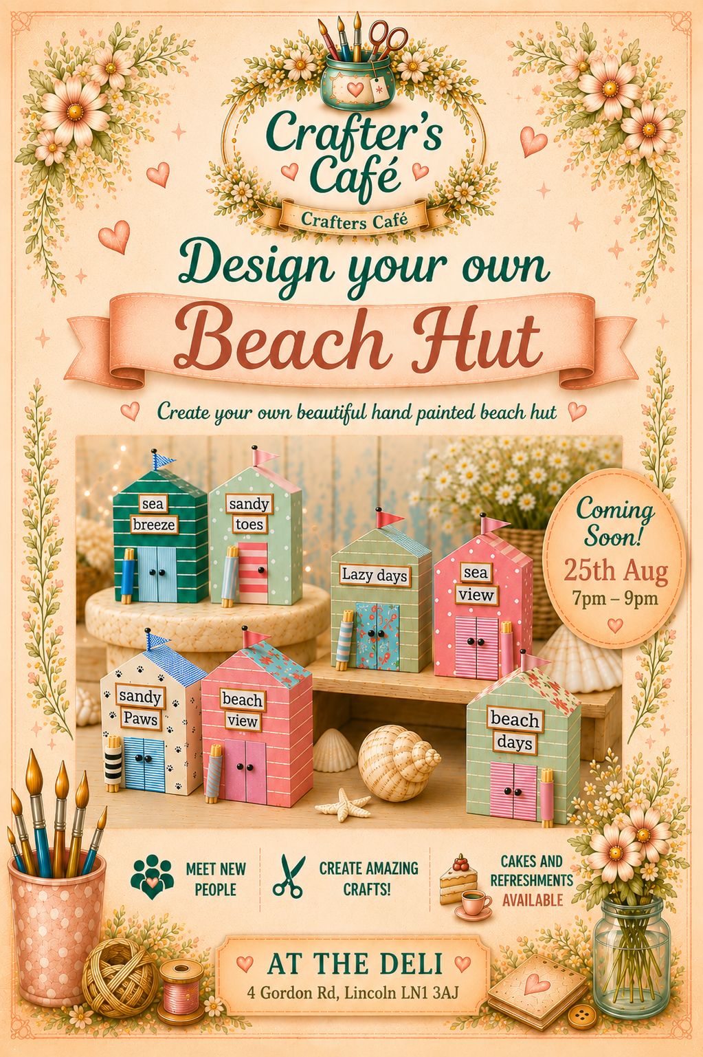 25th Aug - Crafters Cafe @ Bailgate Deli Lincoln