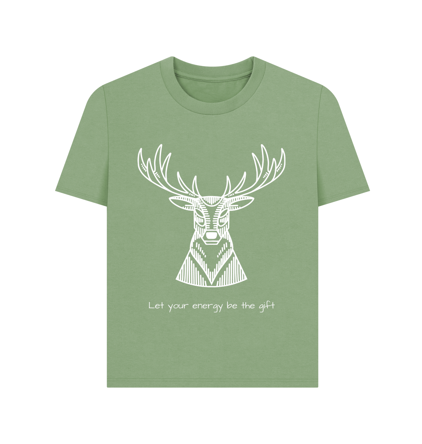 Sage Printed T-shirt Front
