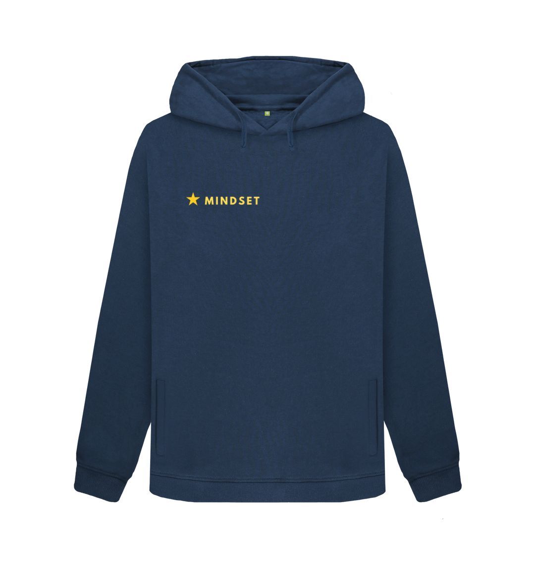 Navy Blue Mindset collection - Health, Wealth, Skills - Organic Woman's Hoodie