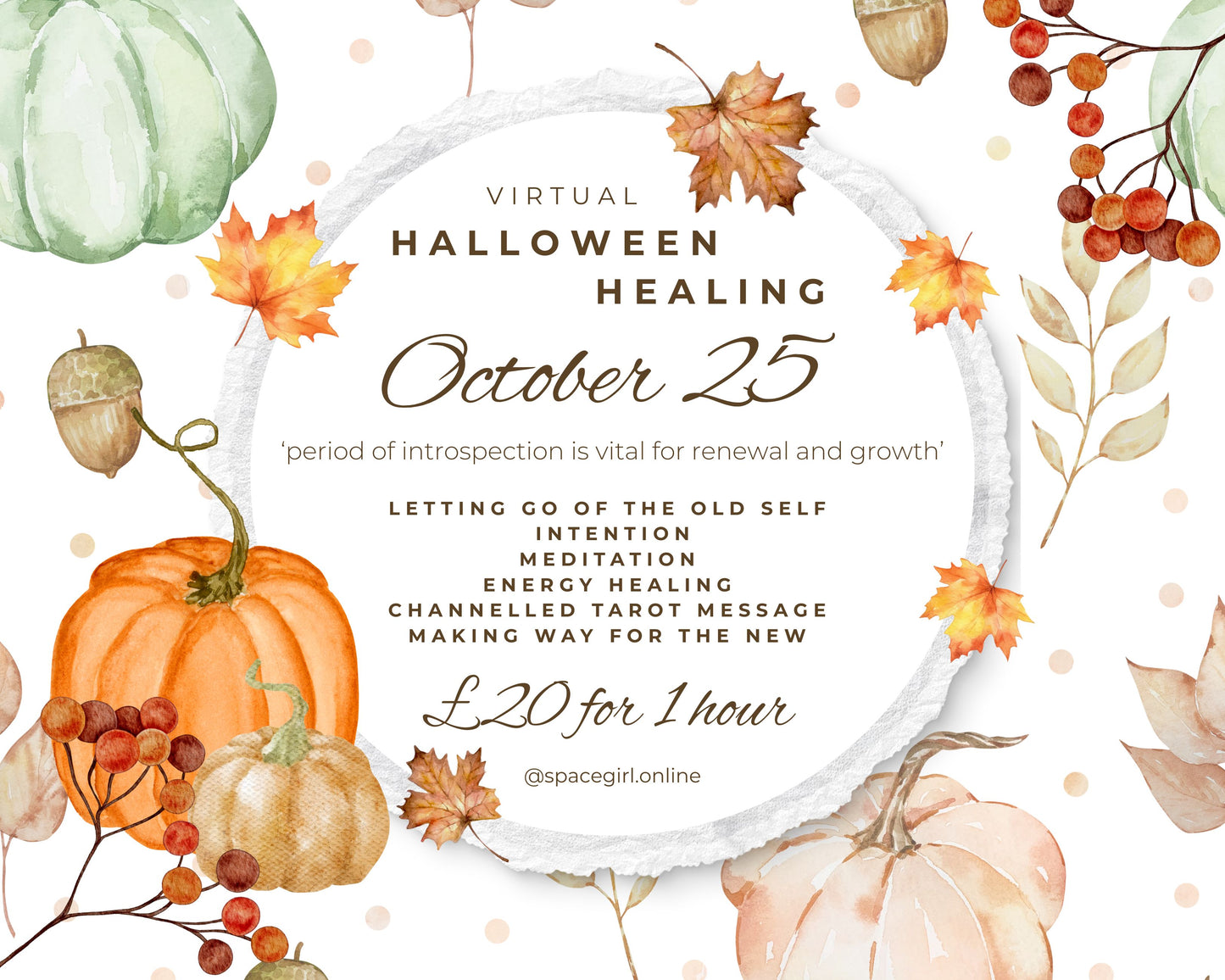 Halloween Healing
