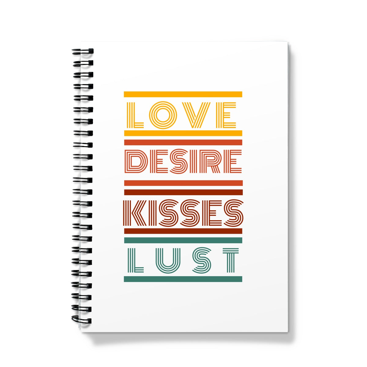 love, desire, kisses Notebook