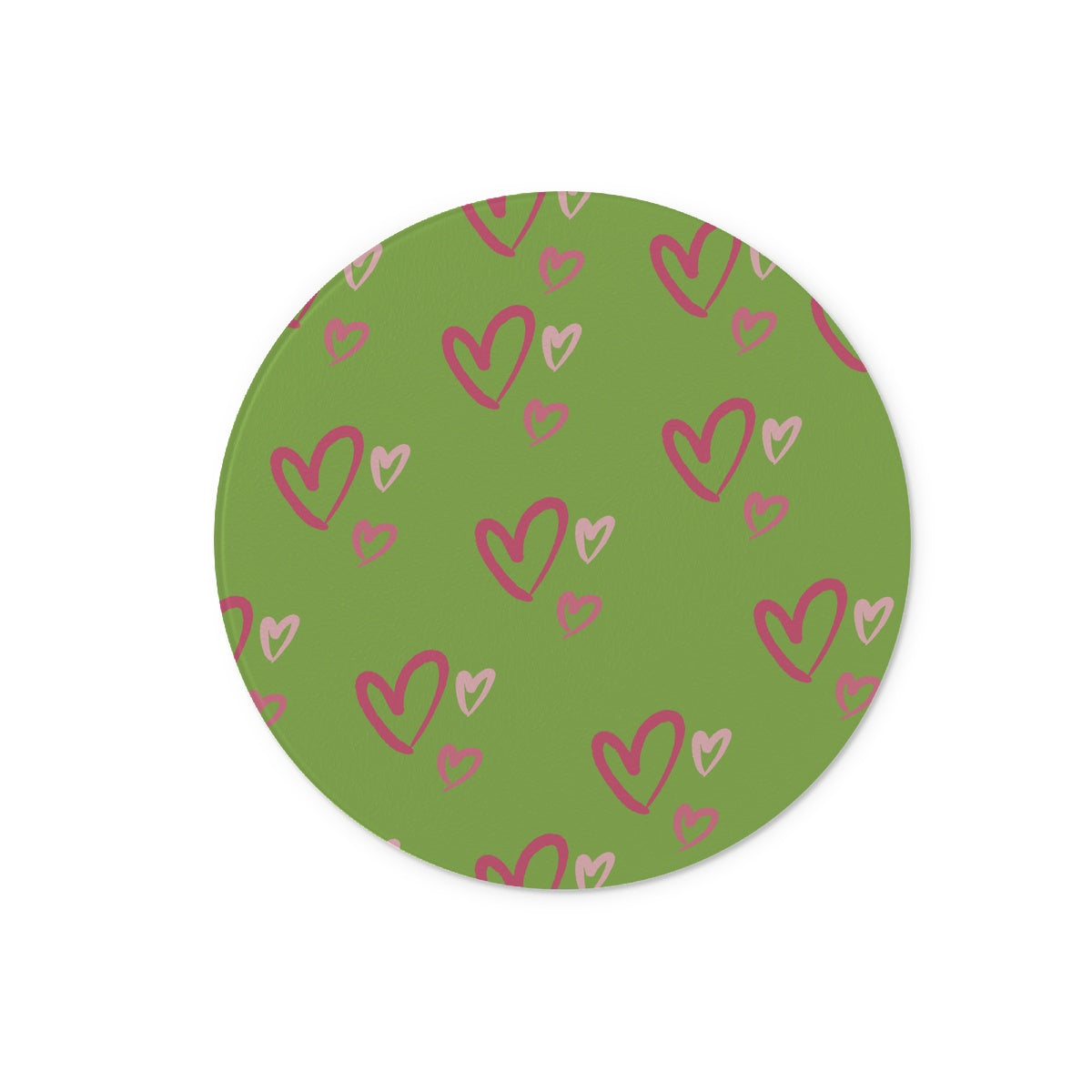 hearts Glass Chopping Board
