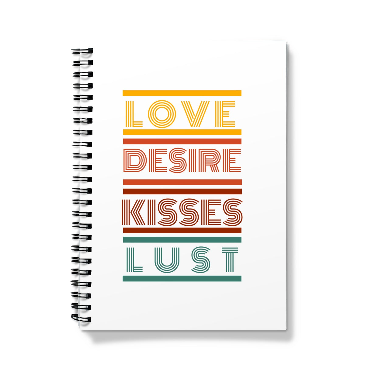 love, desire, kisses Notebook