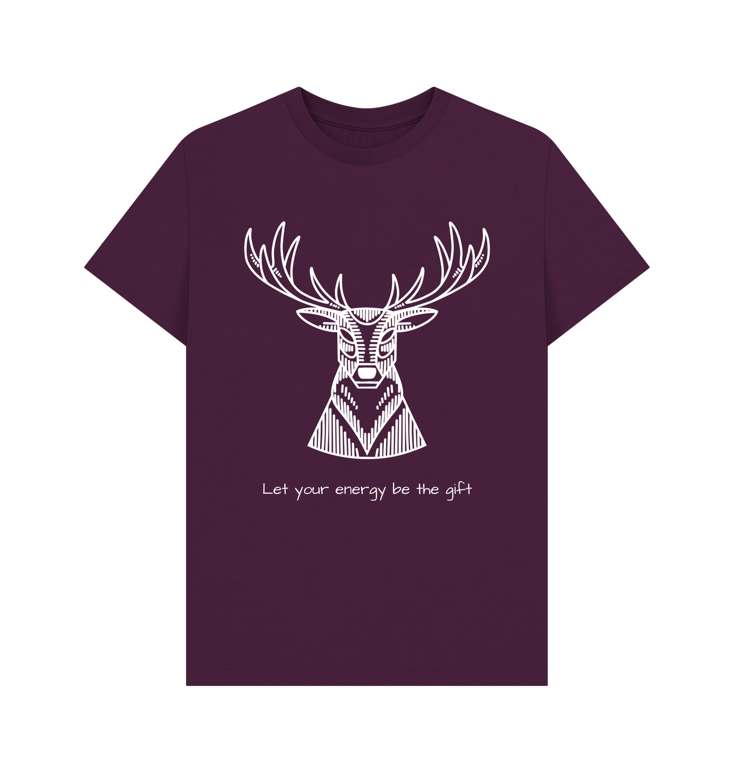 Purple Printed T-shirt Front