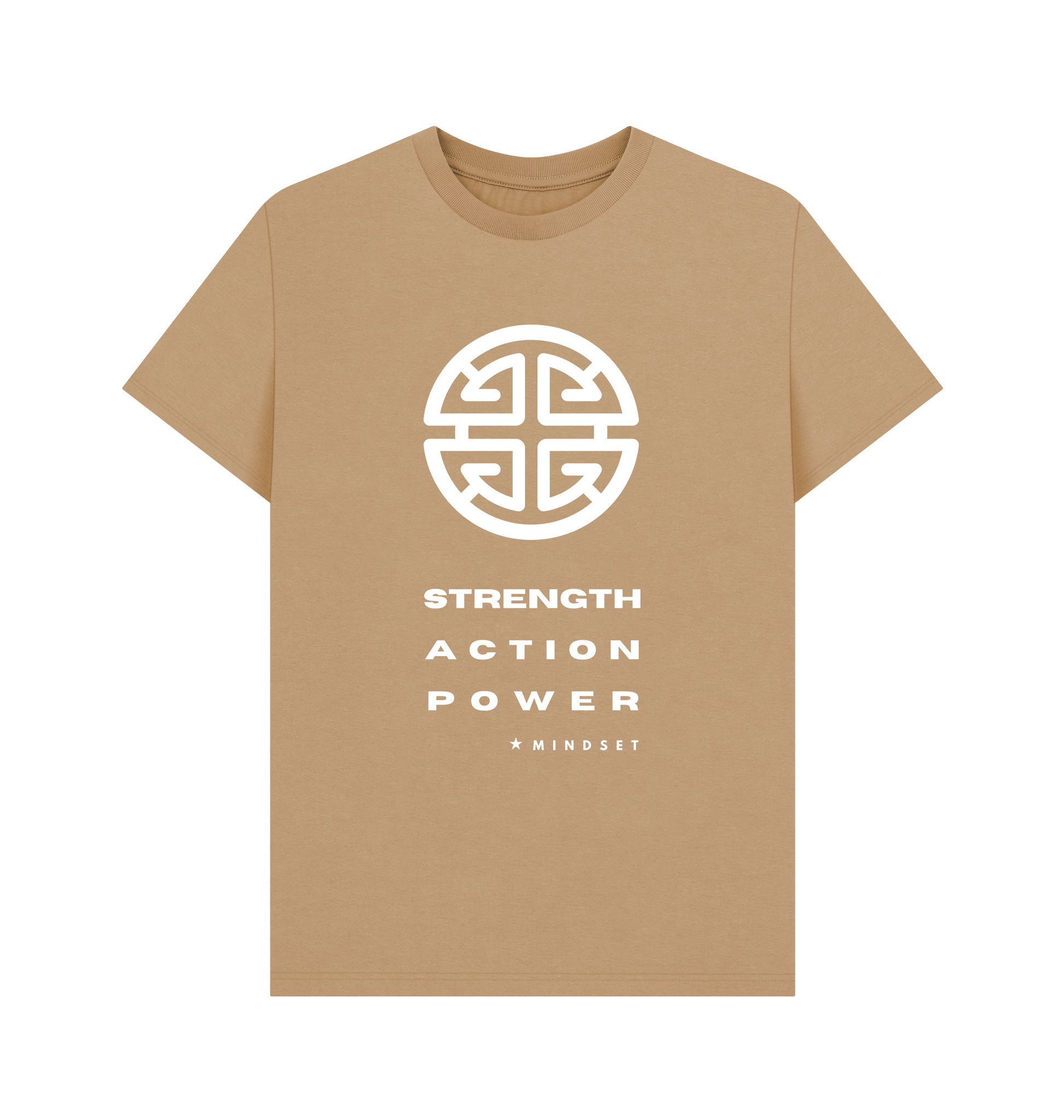 Sand Printed T-shirt Front