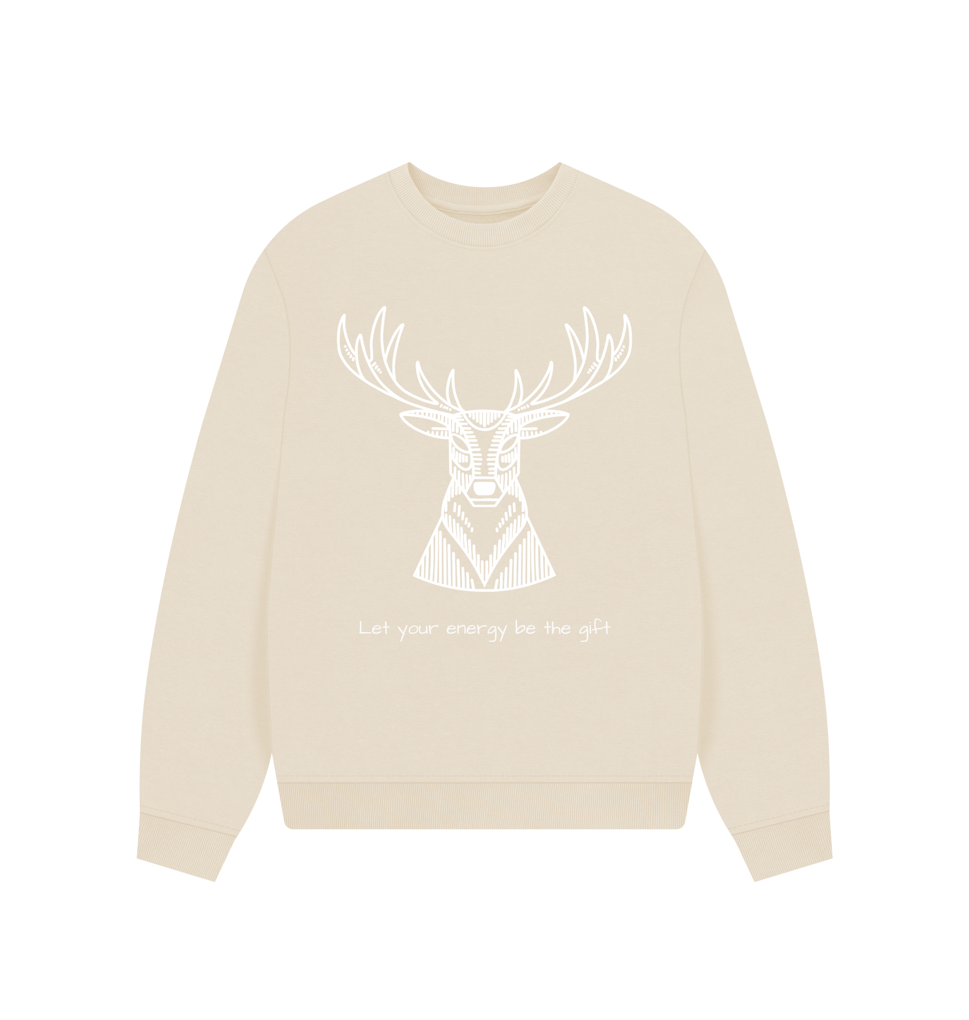 Oat Printed Sweater Front