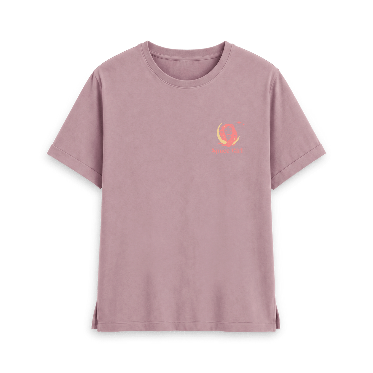 Mauve Printed T-shirt Front