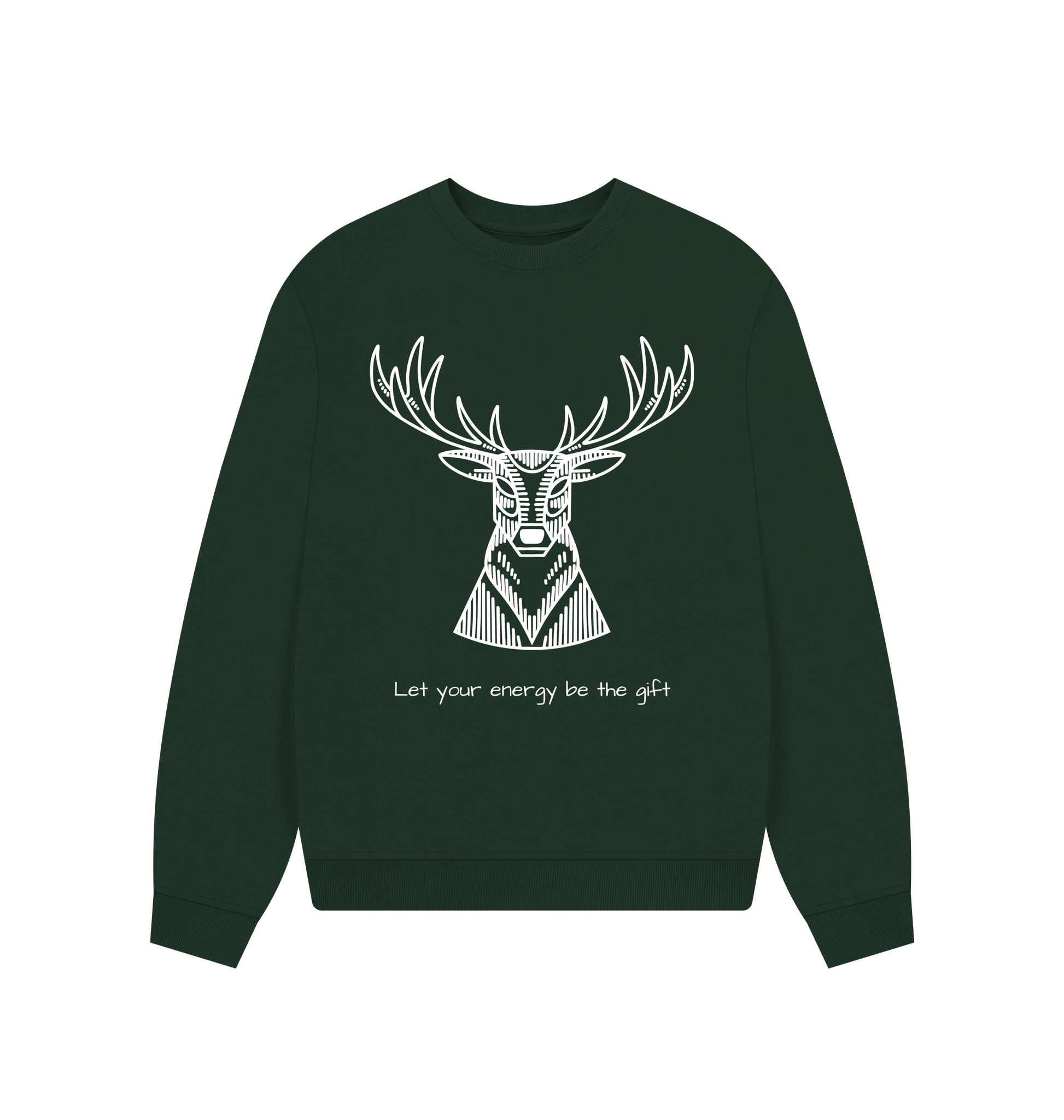 Evergreen Printed Sweater Front