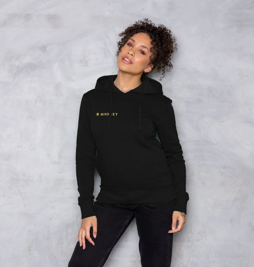 Organic jumper - Mindset collection - Health, Wealth, Skills - Organic Woman's Hoodie