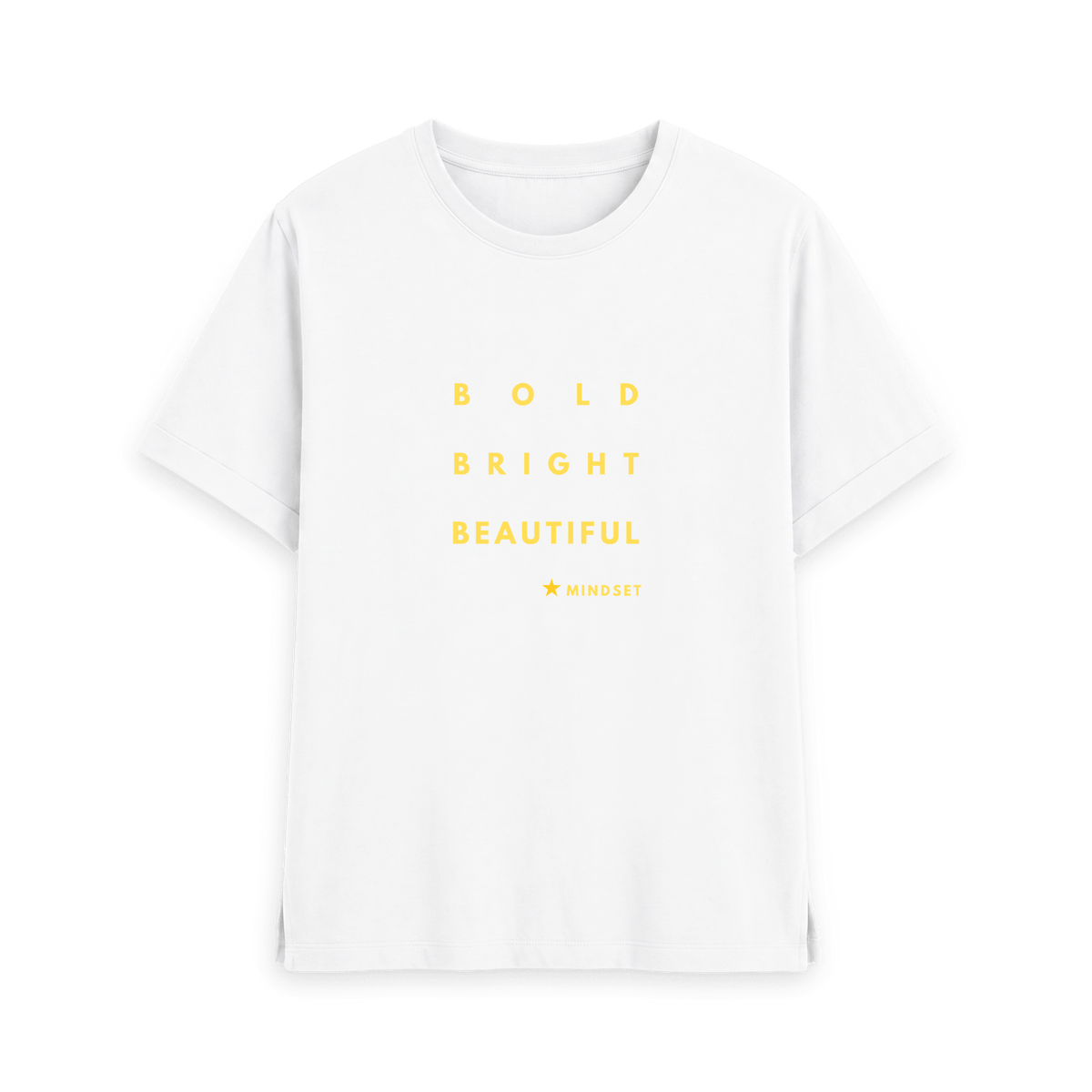 White Printed T-shirt Front