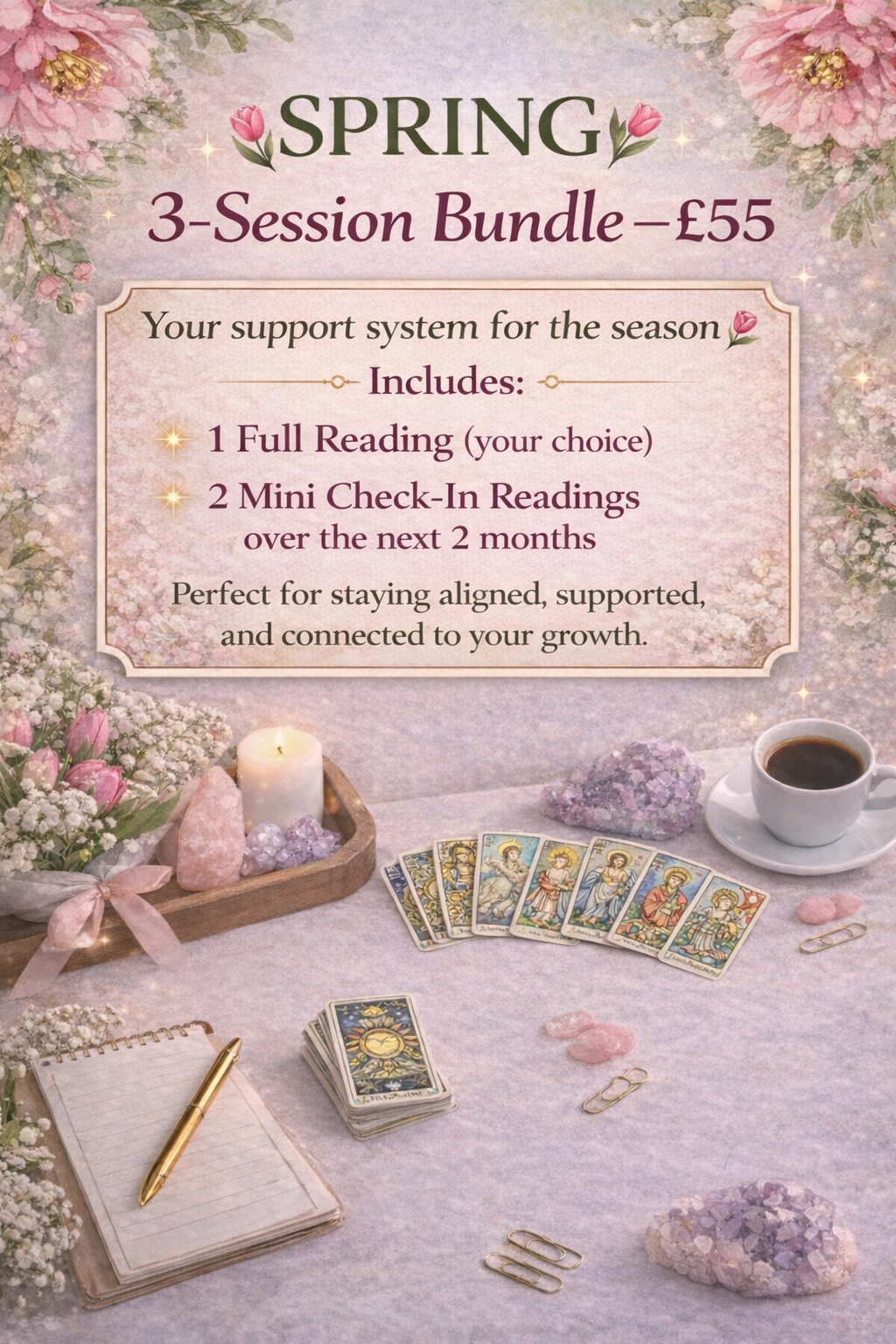 SPRING 🌷3-Session Bundle