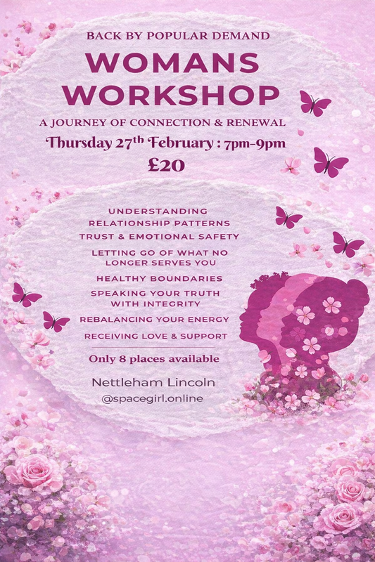 Thursday 27th March 7pm–9pm: Women’s Workshop – Continuing the Journey