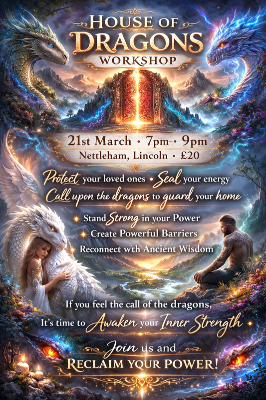 21st March 7pm - 9pm : ✨ HOUSE OF THE DRAGONS WORKSHOP ✨