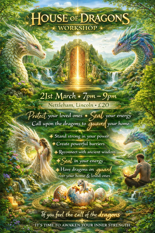 21st March 7pm - 9pm : ✨ HOUSE OF THE DRAGONS WORKSHOP ✨