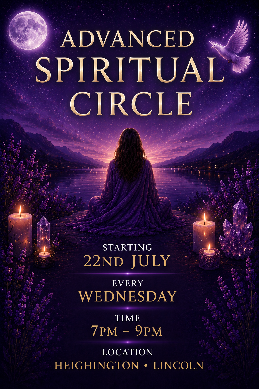 22nd July 7pm - 9pm - ✨ Advanced Spiritual Circle ✨ - Every Wednesday