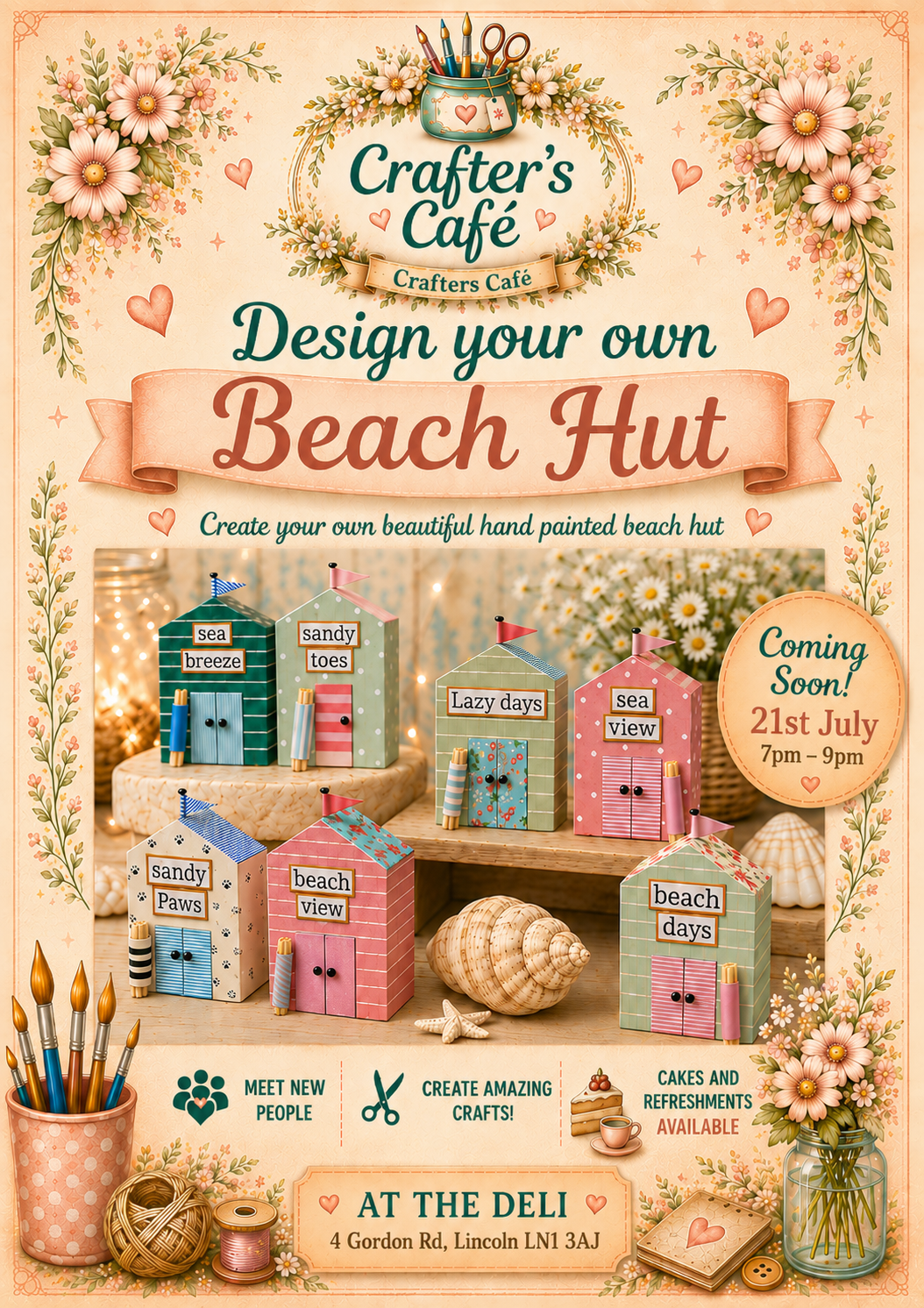 21st July - Crafters Cafe @ Bailgate Deli Lincoln