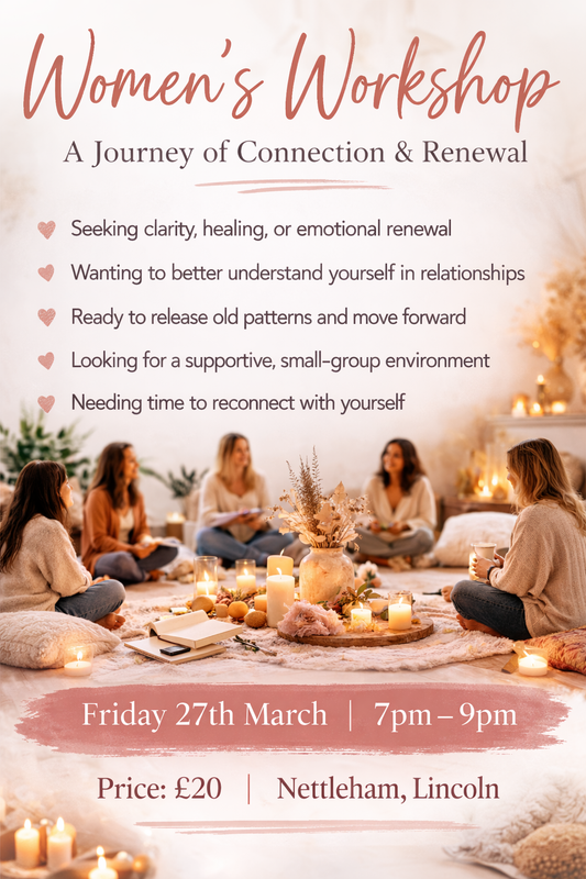Friday 27th March 7pm–9pm: Women’s Workshop – Continuing the Journey