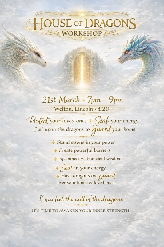 21st March 7pm - 9pm : ✨ HOUSE OF THE DRAGONS WORKSHOP ✨