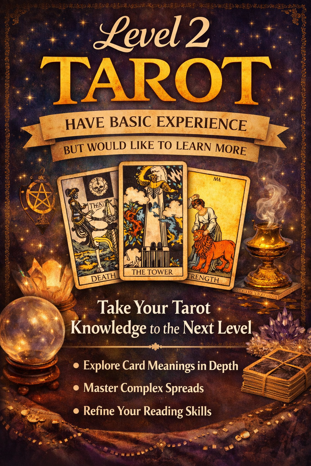 Sat 6th June Learn Tarot – Level 2