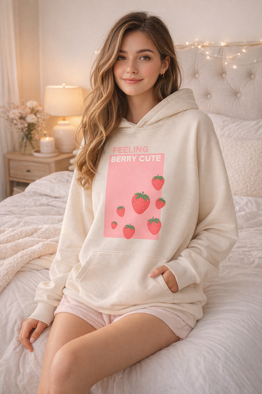 CUTE collection : Feeling Berry Cute Female Organic Jumper