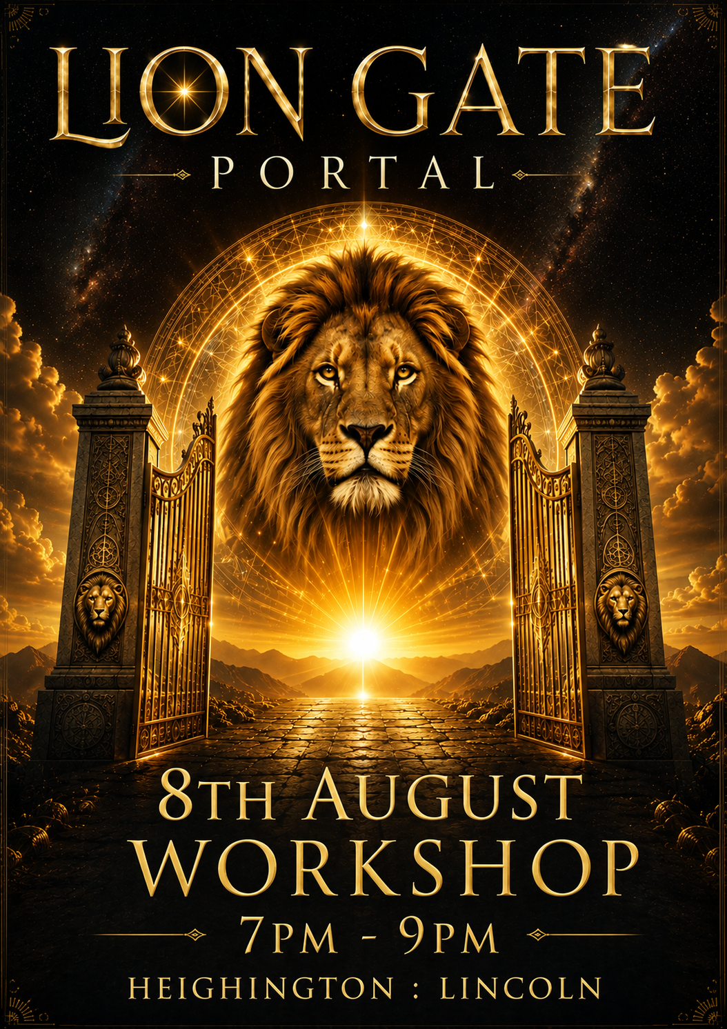 Sat 8th August : LION'S GATE PORTAL WORKSHOP