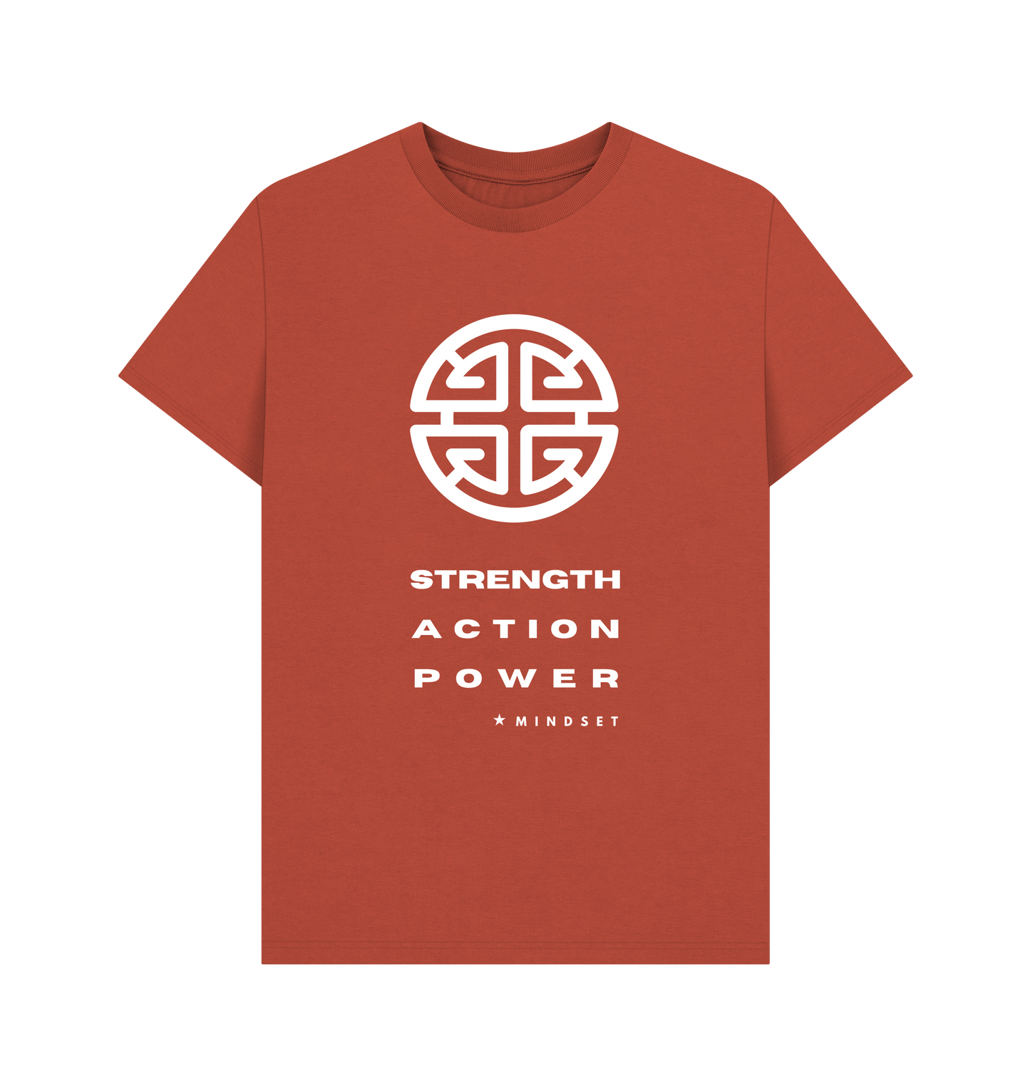 Rust Printed T-shirt Front