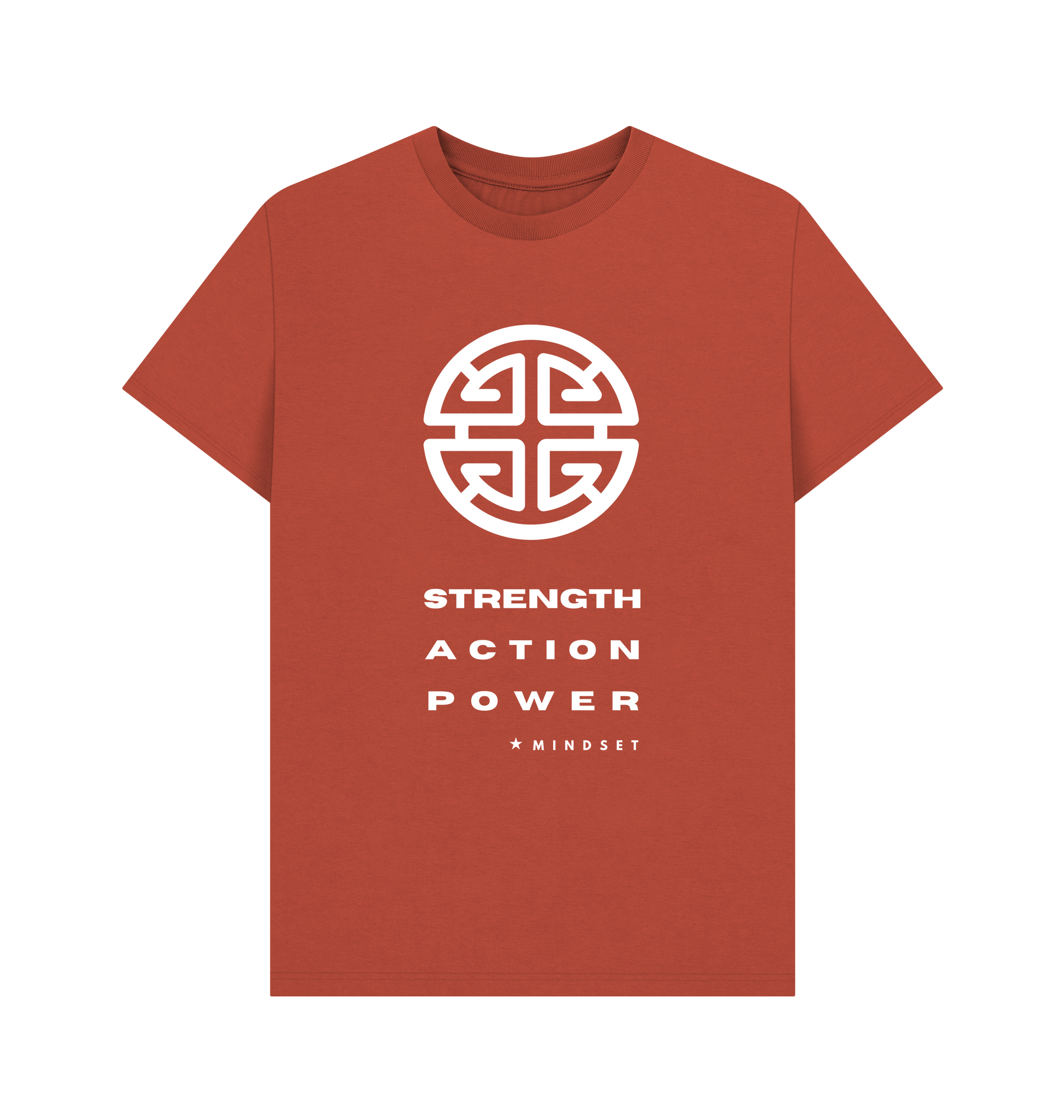 Rust Printed T-shirt Front