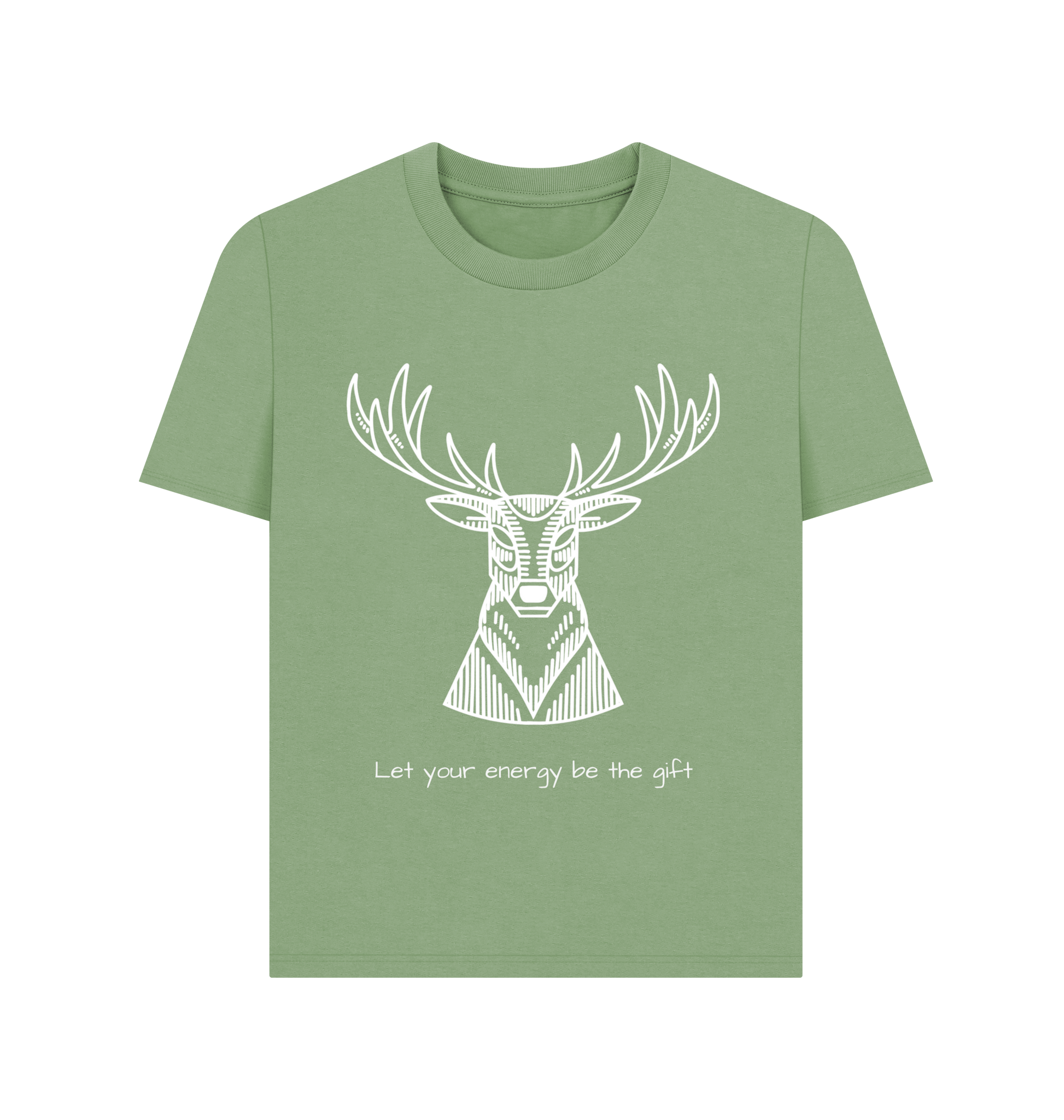 Sage Printed T-shirt Front