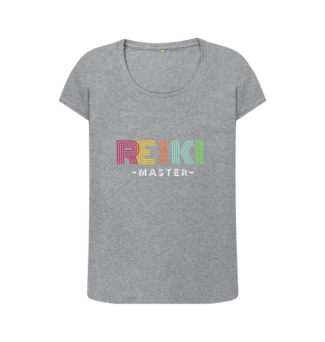 Athletic Grey Reiki Master - female t- shirt