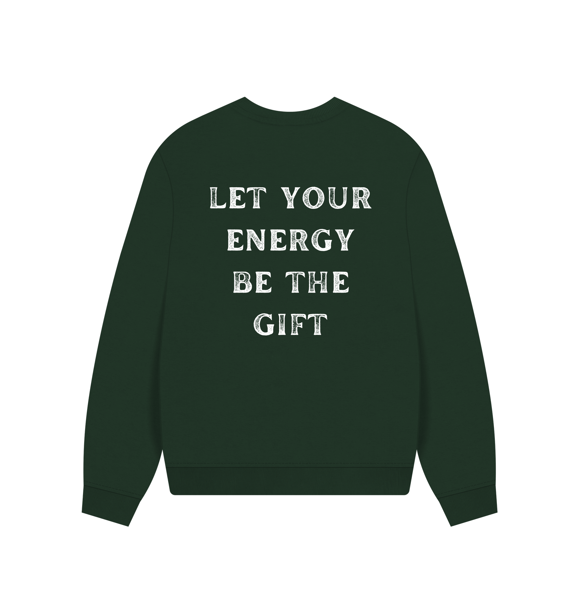 Evergreen Printed Sweater Back