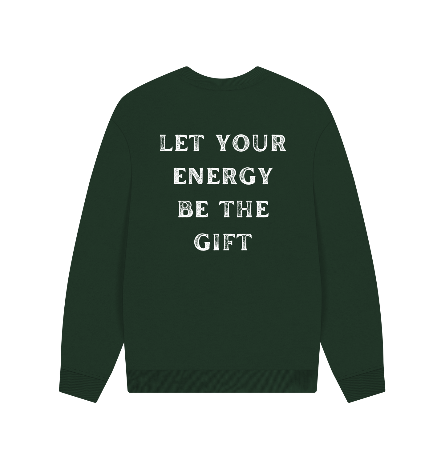 Evergreen Printed Sweater Back