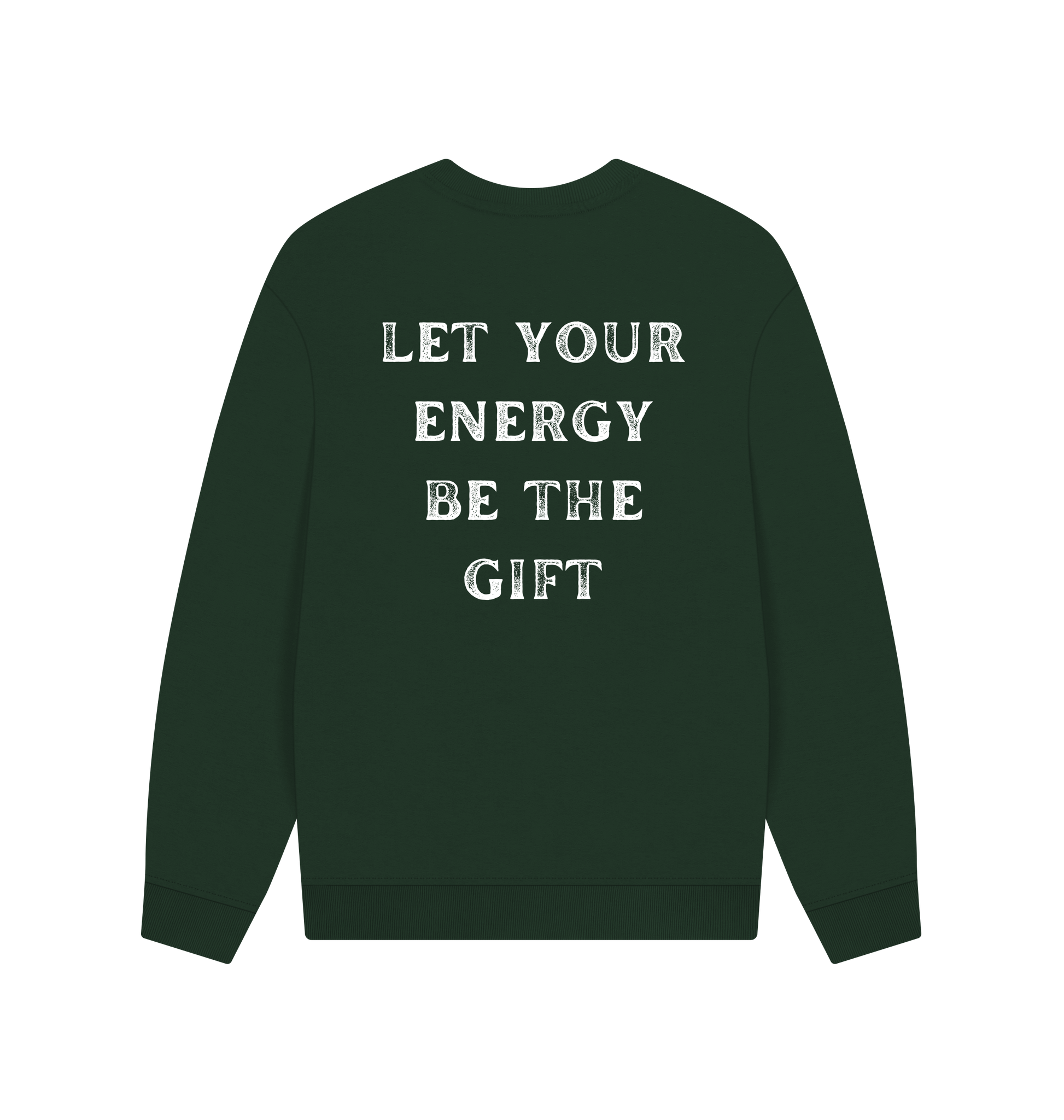 Evergreen Printed Sweater Back