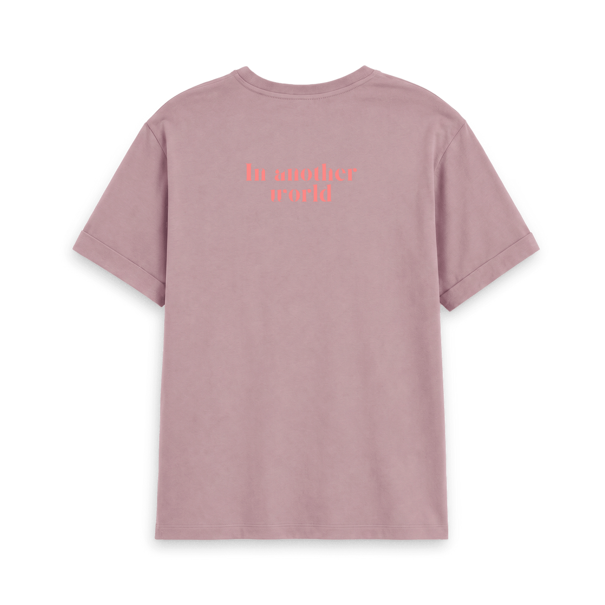 Mauve Printed T-shirt Back