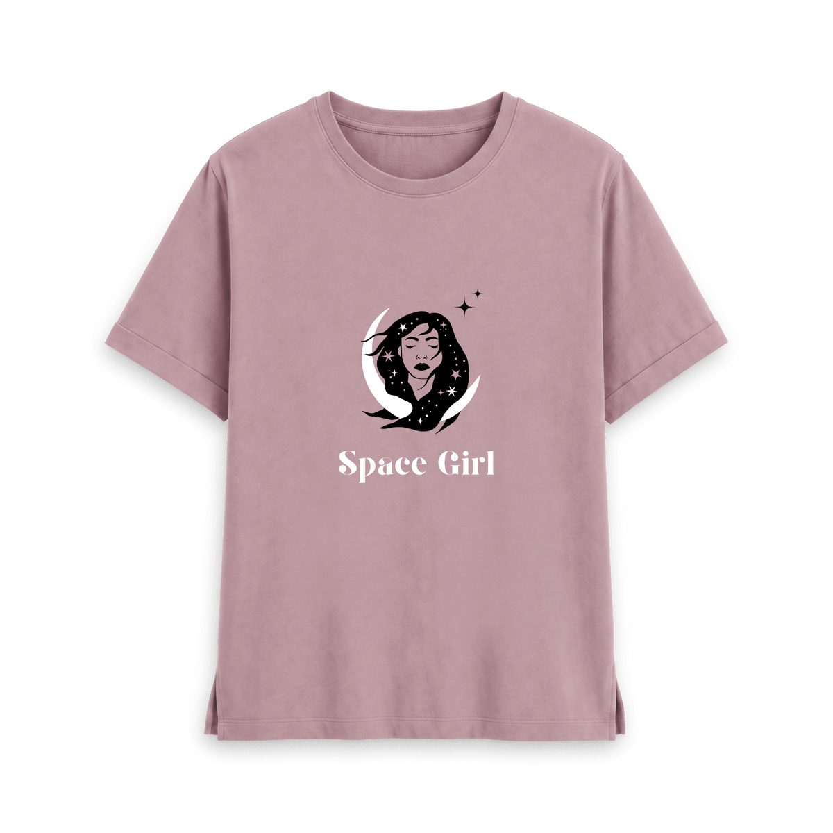 Mauve Printed T-shirt Front