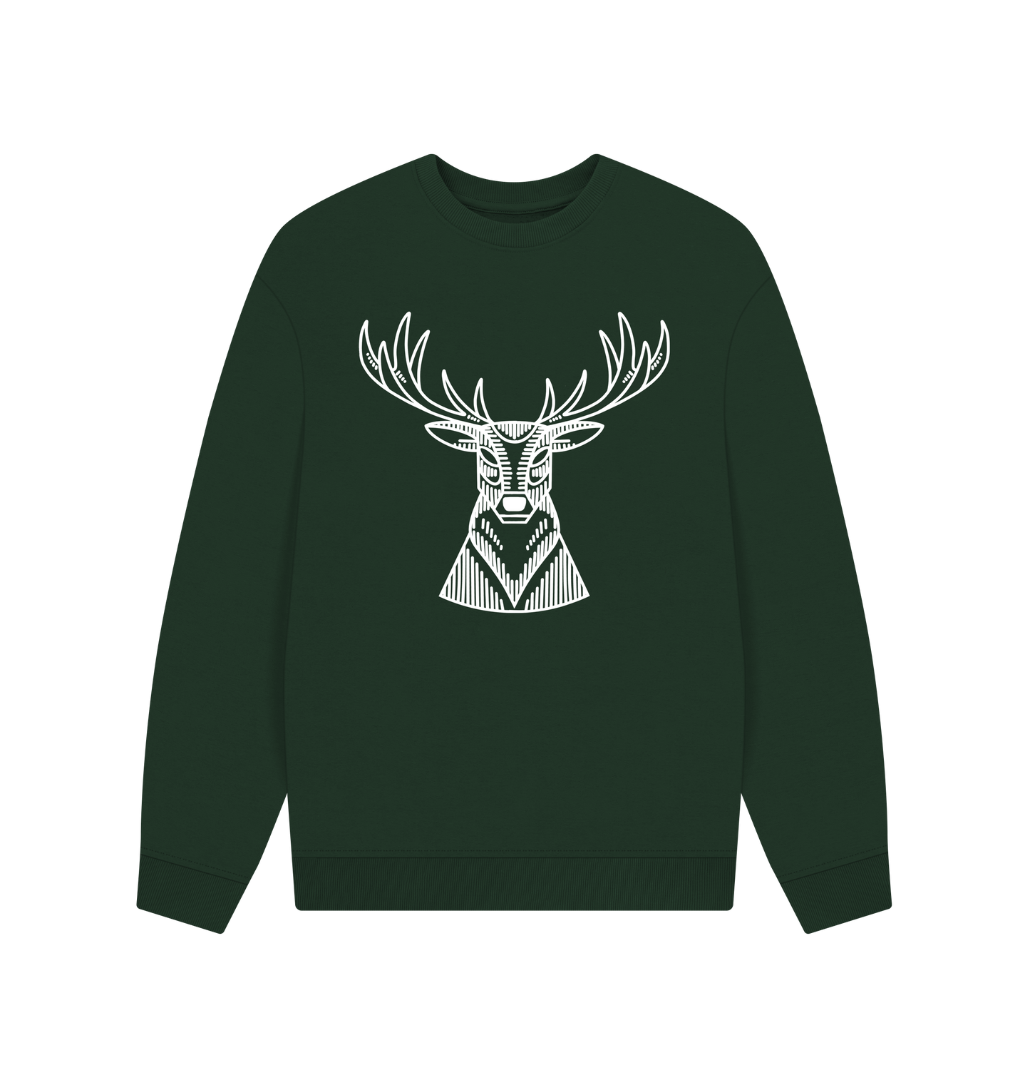 Evergreen Printed Sweater Front