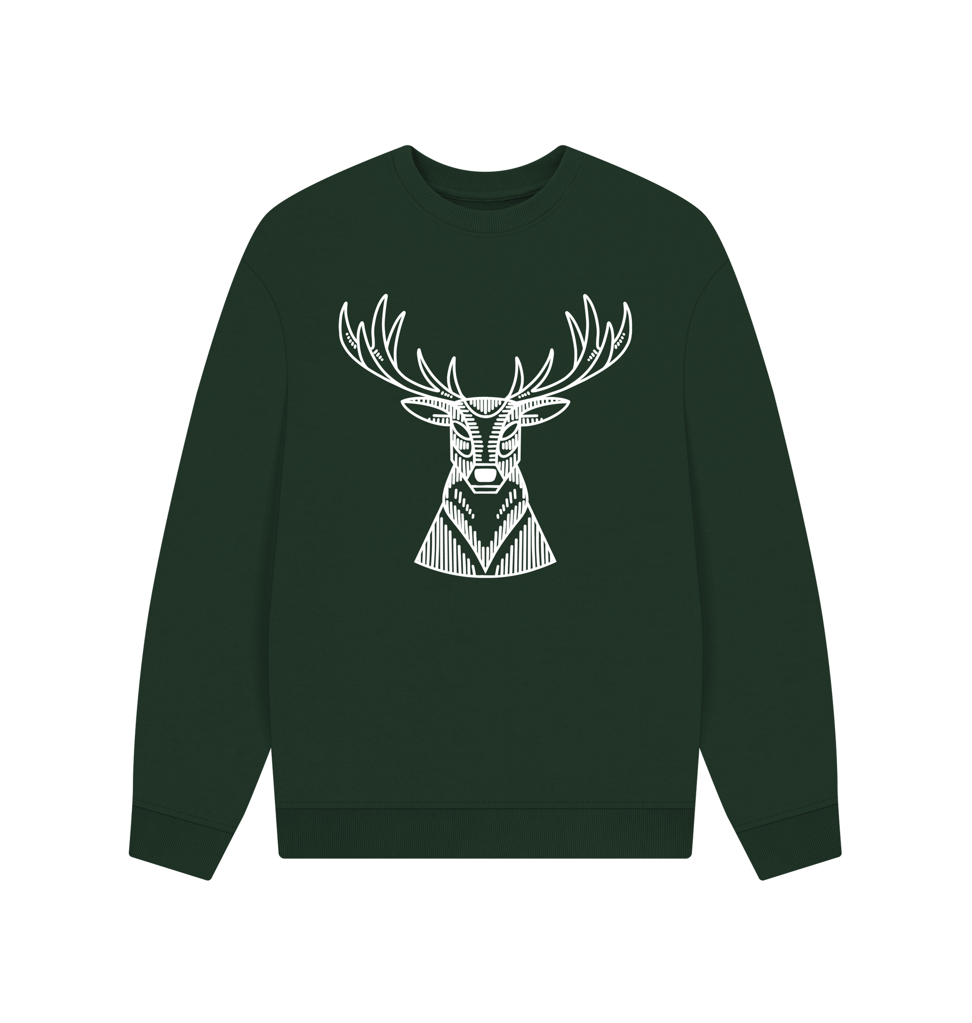 Evergreen Printed Sweater Front