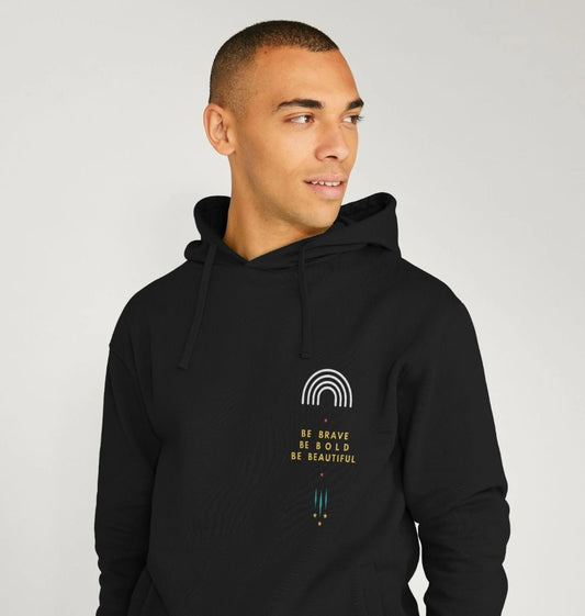 Mindset Collection - Male Hoodie - Be Brave, Bold Beautiful