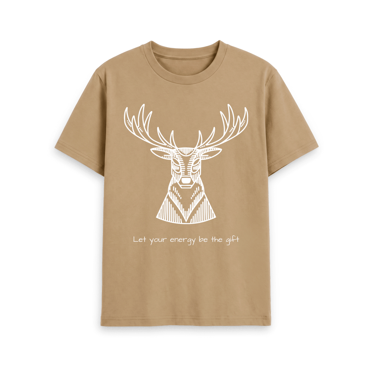 Sand Printed T-shirt Front