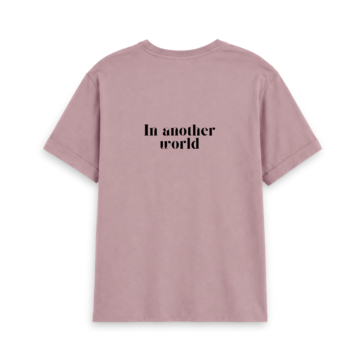Mauve Printed T-shirt Back