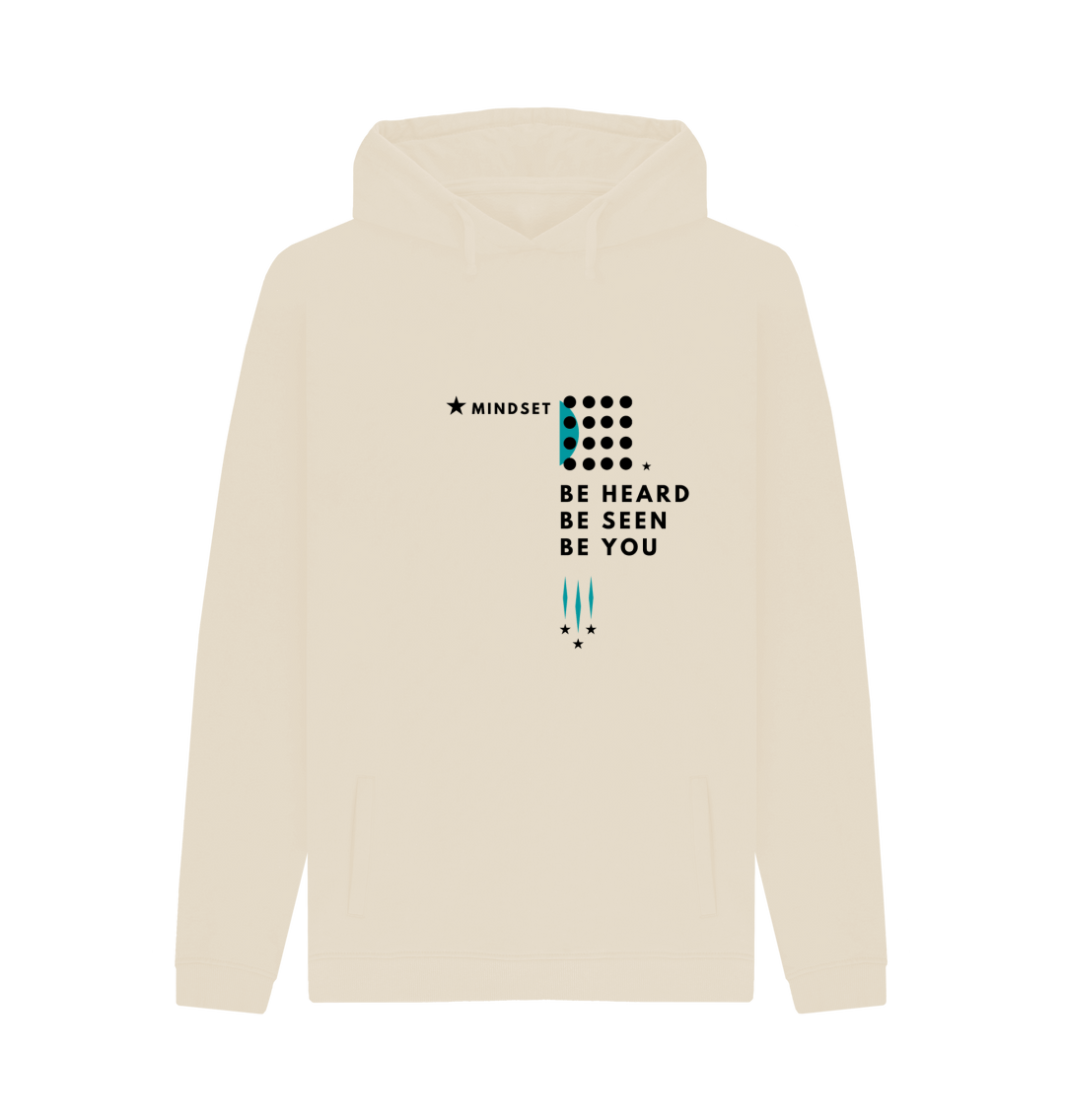 Oat Printed Hoody Front