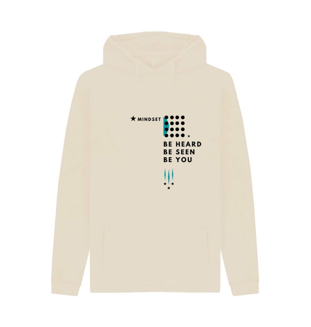 Oat Mindset Collection - Male organic Hoodie.