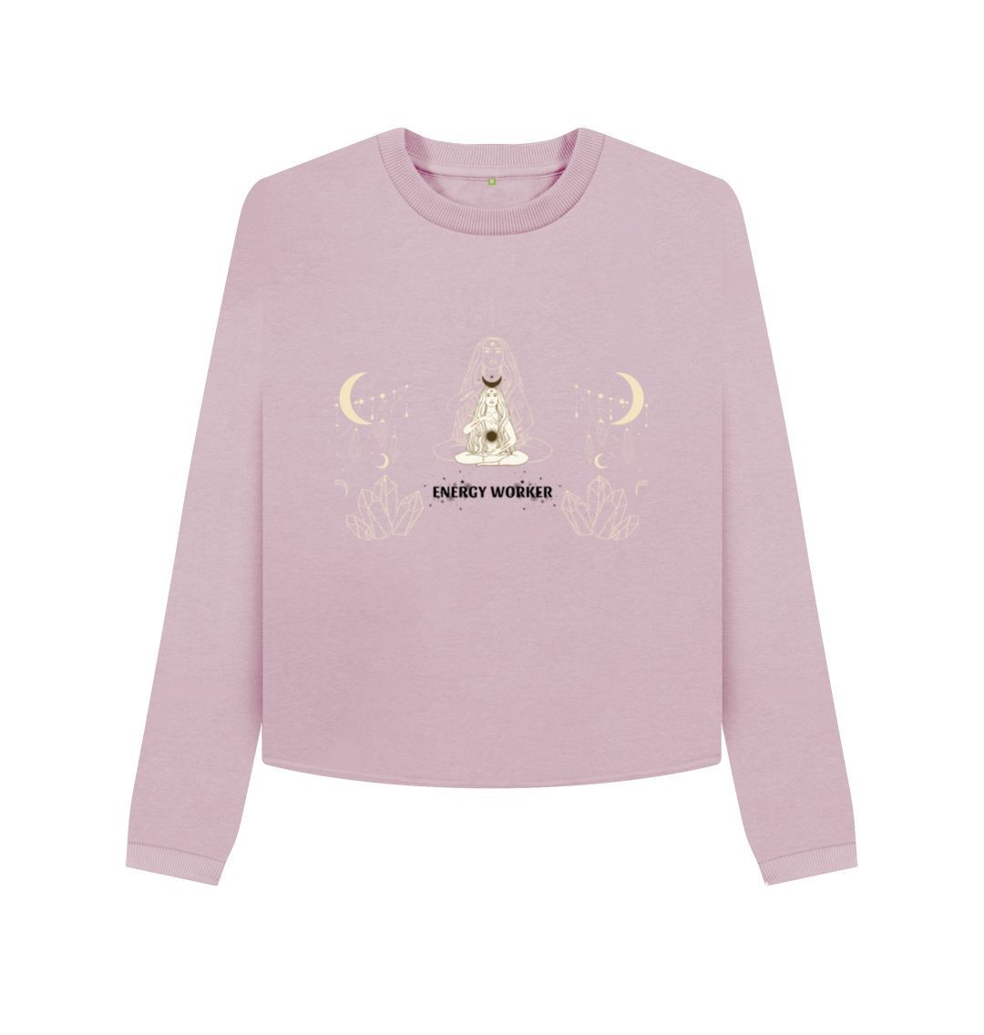 Mauve Crystal Energy Worker Box Jumper
