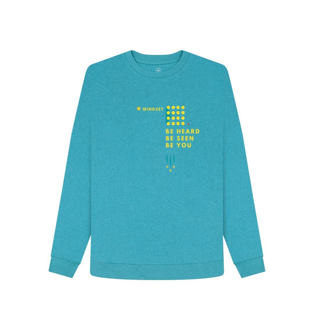 Ocean Blue Mindset Collection - Organic female jumper