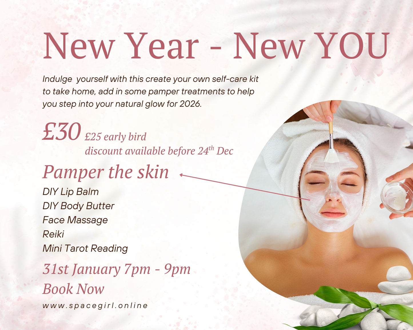 31st Jan 26 : New Year, New You Self-Care Kit: Create, Relax & Renew