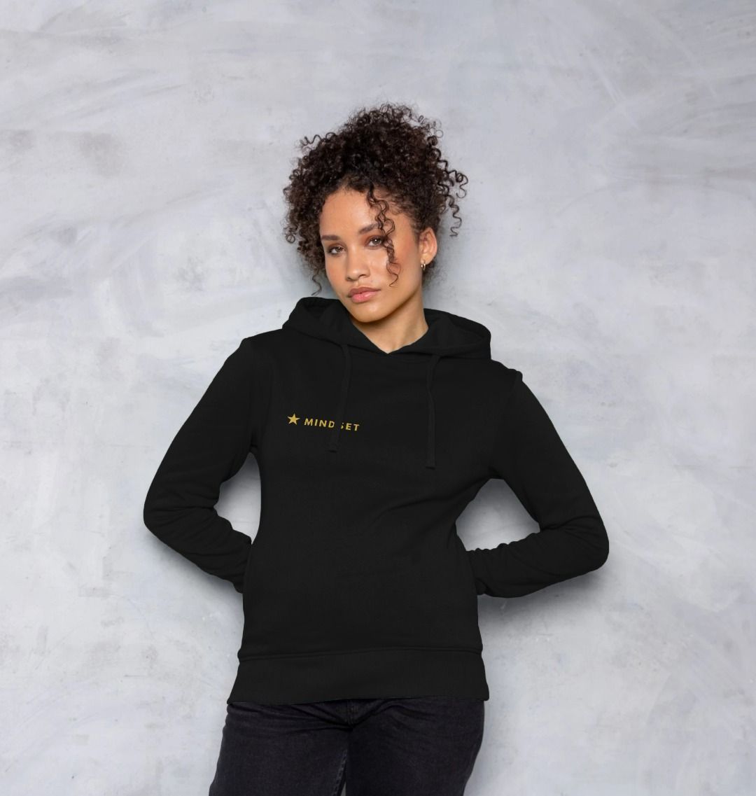 Mindset Collection - Organic Female Hoodie- Double sided- Be Brave, Be Bold, Be Beautiful