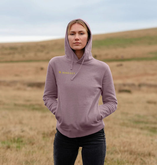 Organic jumper - Mindset collection - Health, Wealth, Skills - Organic Woman's Hoodie