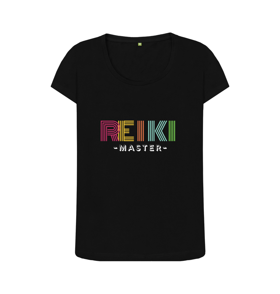 Black Printed T-shirt Front